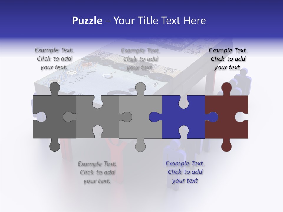 Riyal Financial Success PowerPoint Template