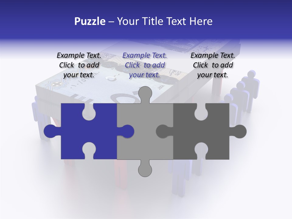 Riyal Financial Success PowerPoint Template