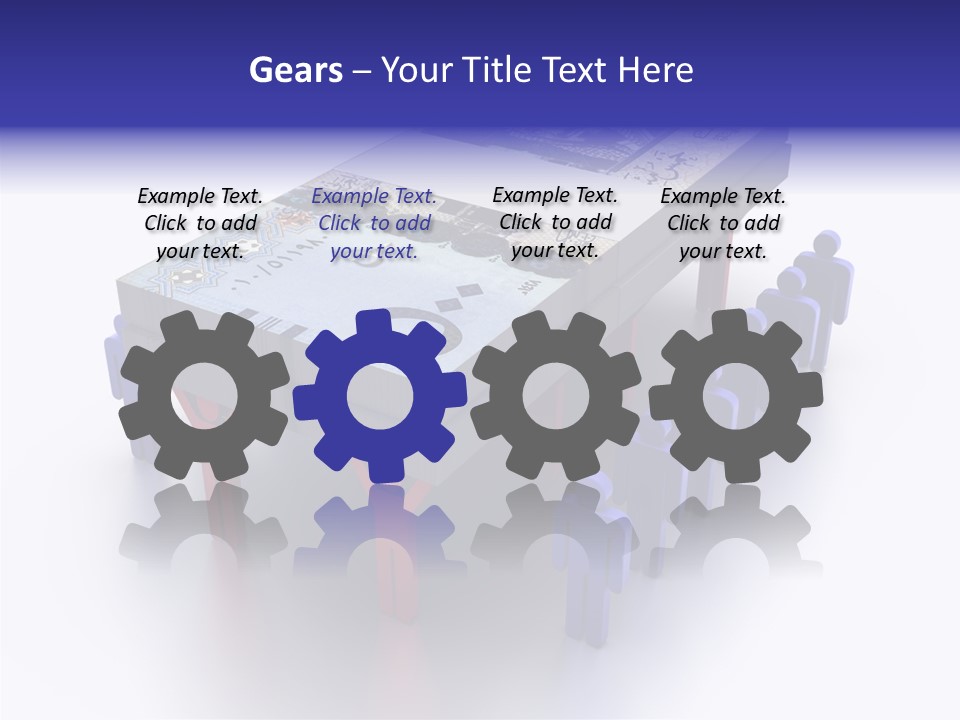 Riyal Financial Success PowerPoint Template