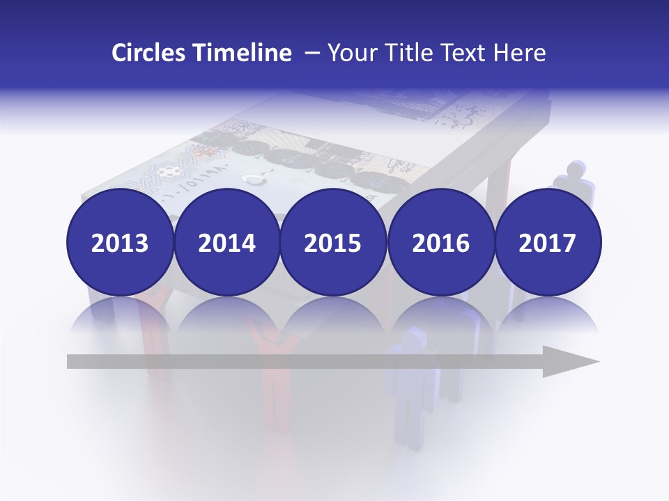 Riyal Financial Success PowerPoint Template