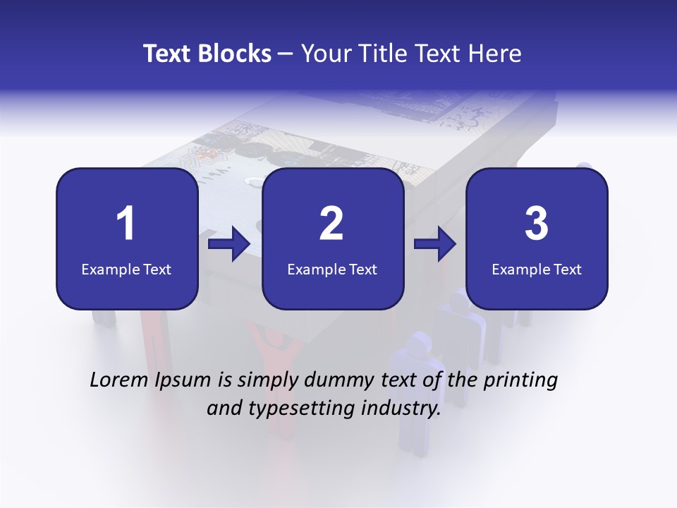 Riyal Financial Success PowerPoint Template