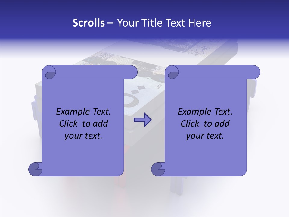 Riyal Financial Success PowerPoint Template