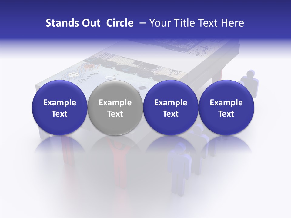 Riyal Financial Success PowerPoint Template