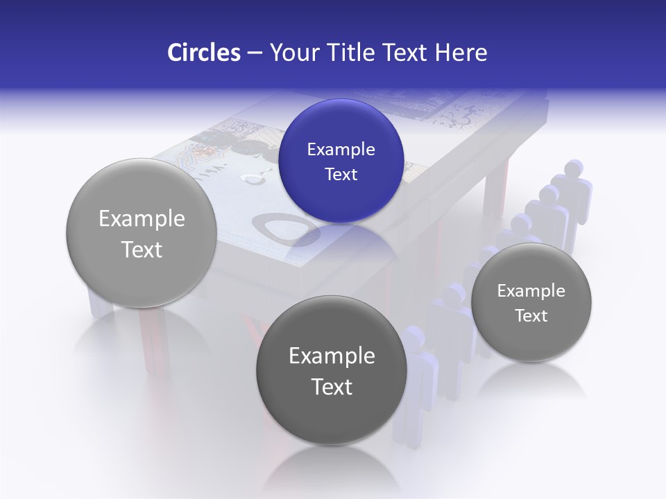 Riyal Financial Success PowerPoint Template