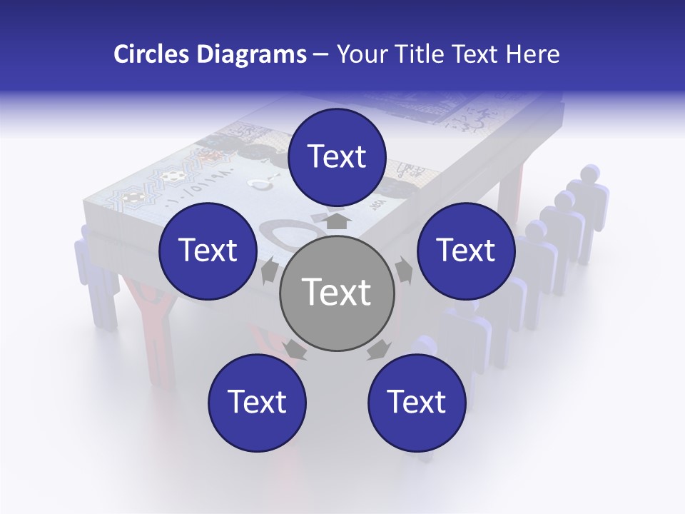 Riyal Financial Success PowerPoint Template
