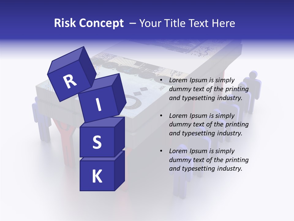 Riyal Financial Success PowerPoint Template