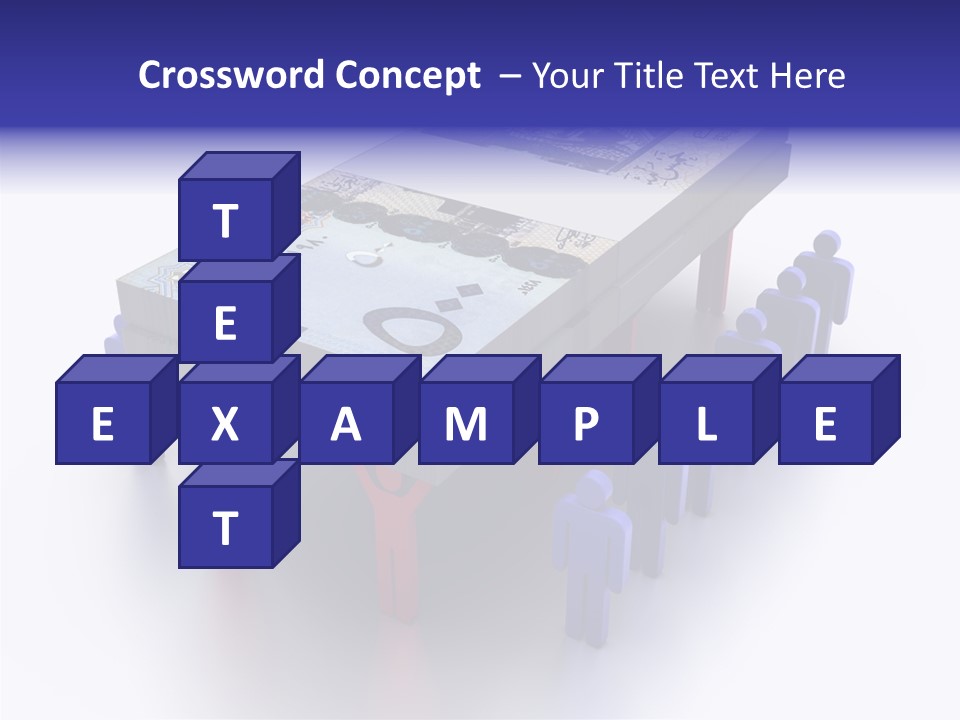 Riyal Financial Success PowerPoint Template
