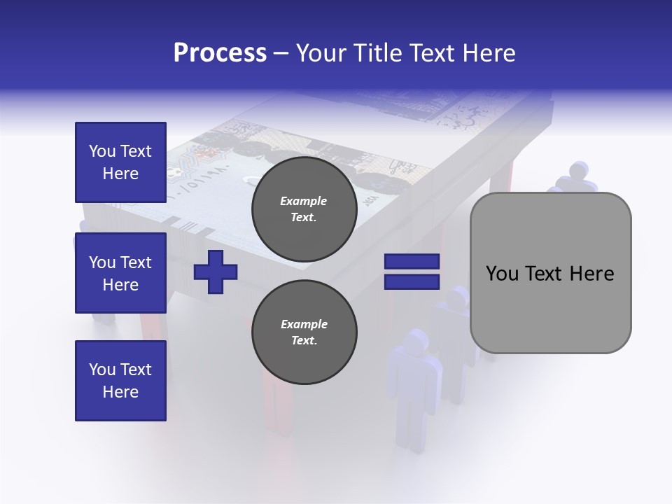 Riyal Financial Success PowerPoint Template
