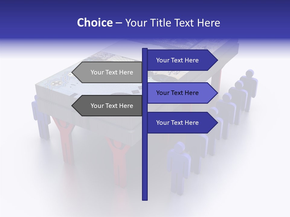 Riyal Financial Success PowerPoint Template