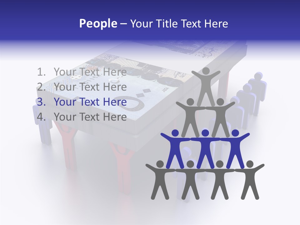 Riyal Financial Success PowerPoint Template