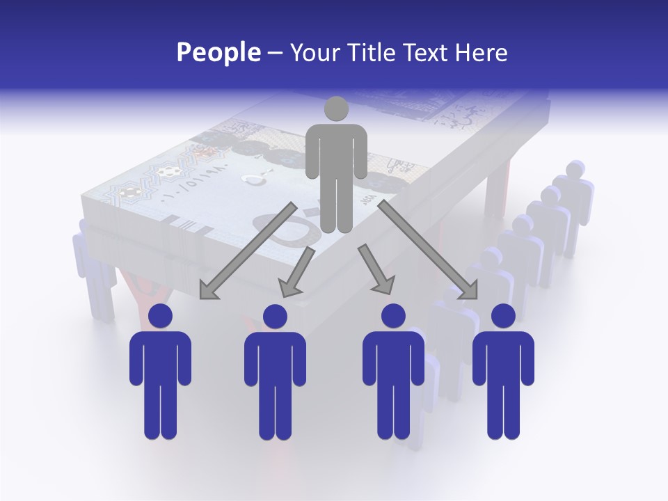 Riyal Financial Success PowerPoint Template