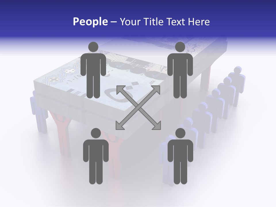 Riyal Financial Success PowerPoint Template