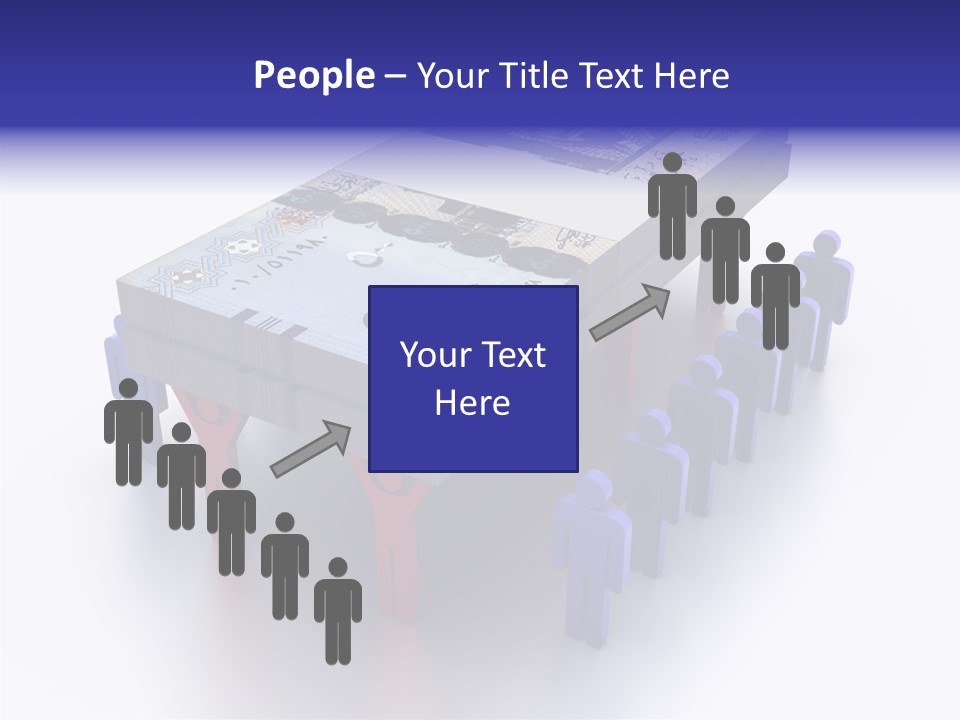 Riyal Financial Success PowerPoint Template