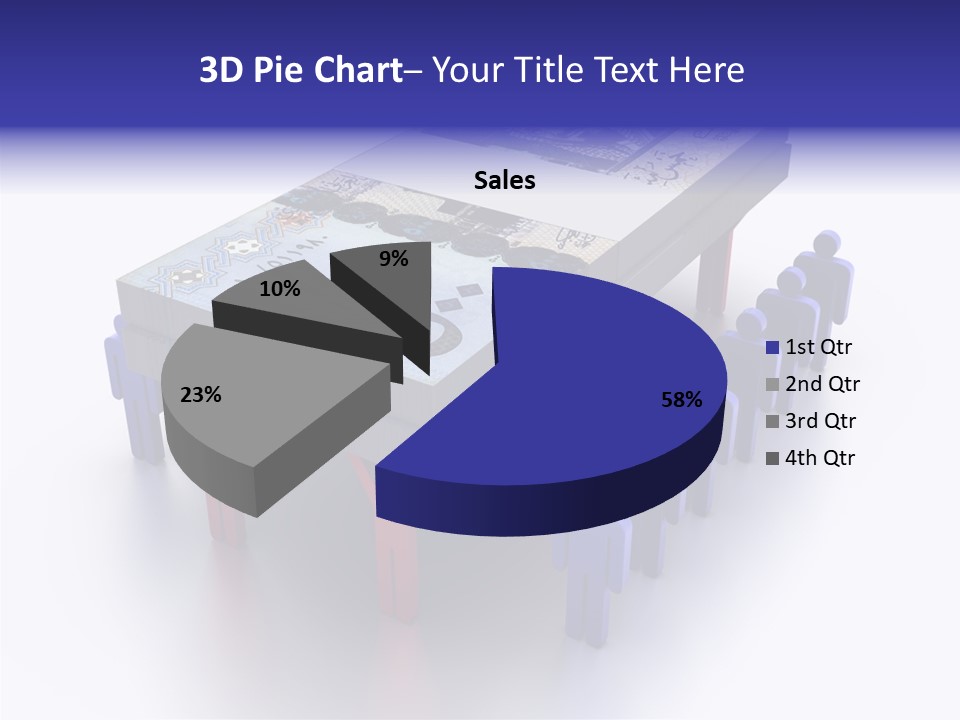 Riyal Financial Success PowerPoint Template