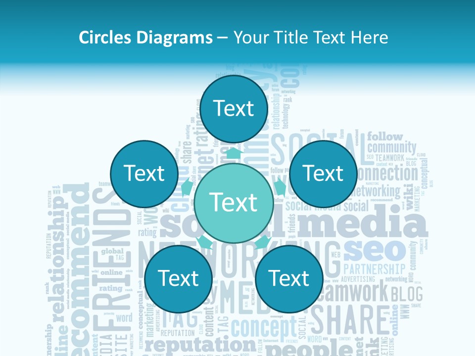 Friends Element Design PowerPoint Template