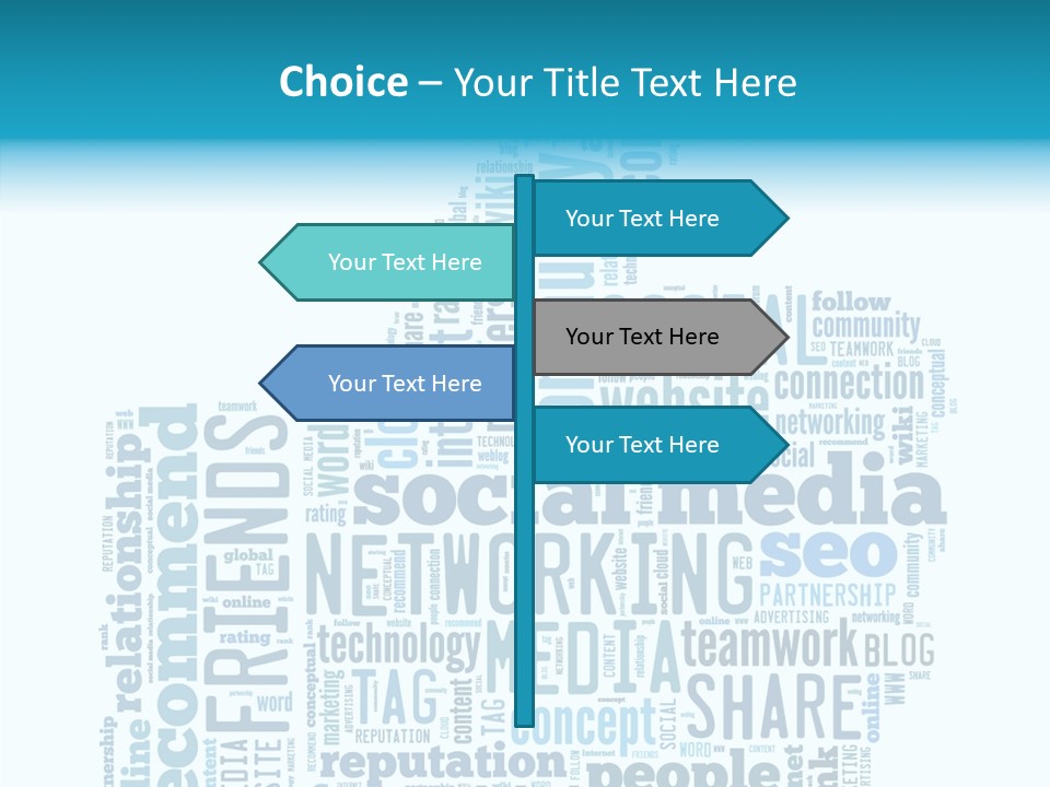 Friends Element Design PowerPoint Template