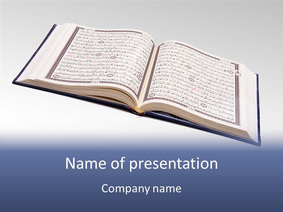 Faith Religious Arabic PowerPoint Template