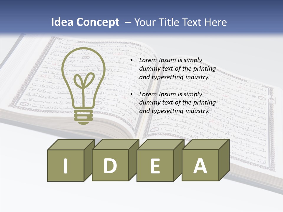 Faith Religious Arabic PowerPoint Template