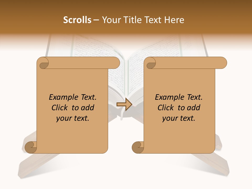 Recite Holding Verse PowerPoint Template