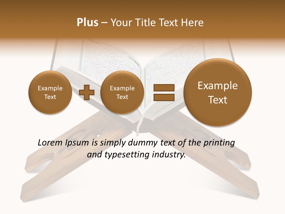 Recite Holding Verse PowerPoint Template