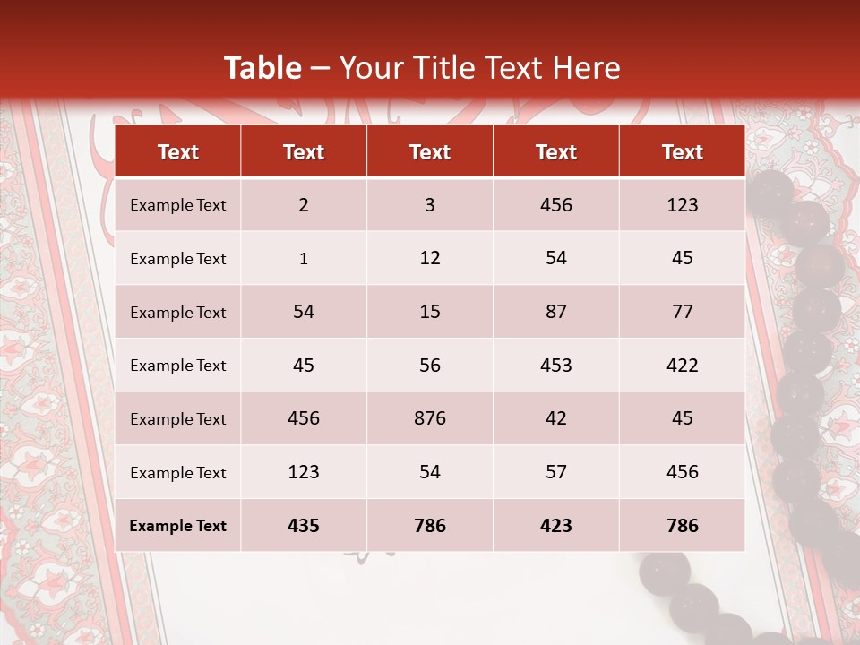 Wood Spiritual Quran PowerPoint Template