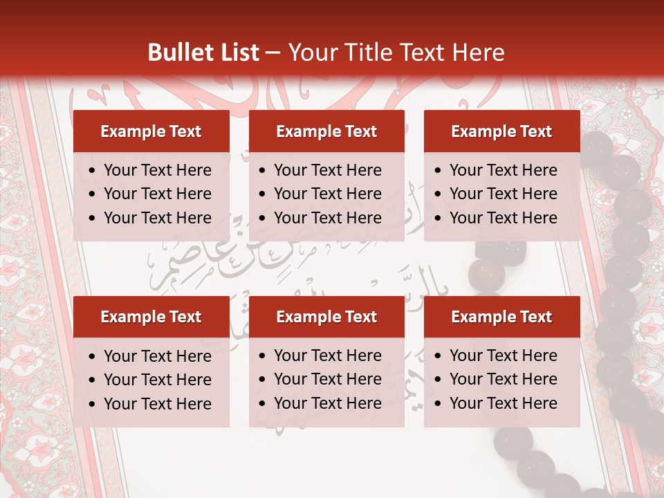 Wood Spiritual Quran PowerPoint Template