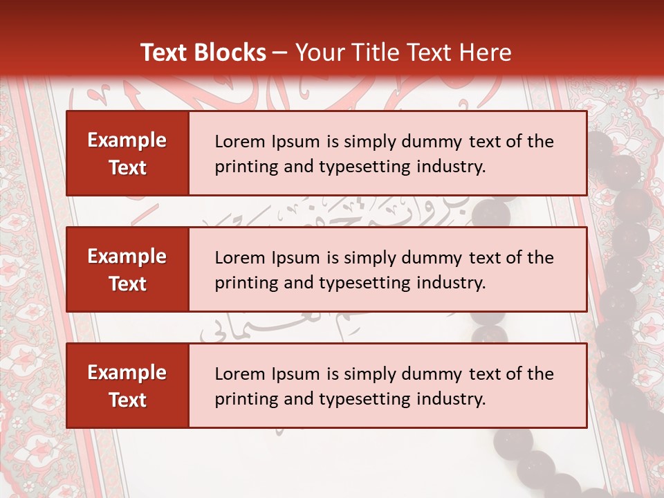 Wood Spiritual Quran PowerPoint Template