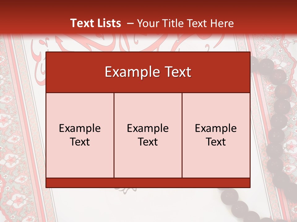 Wood Spiritual Quran PowerPoint Template