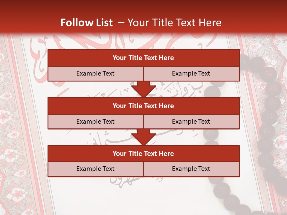Wood Spiritual Quran PowerPoint Template