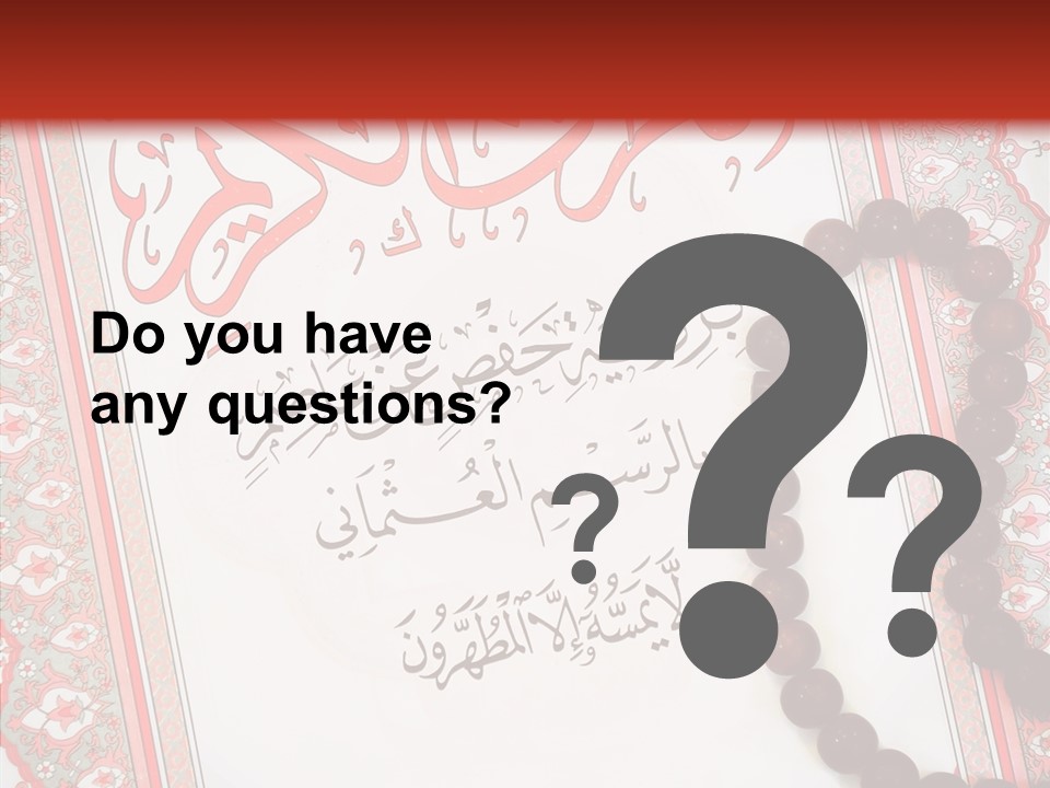 Wood Spiritual Quran PowerPoint Template