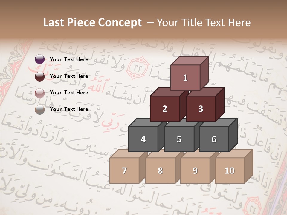 Drawing Symbol Subha PowerPoint Template