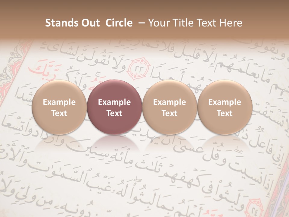 Drawing Symbol Subha PowerPoint Template