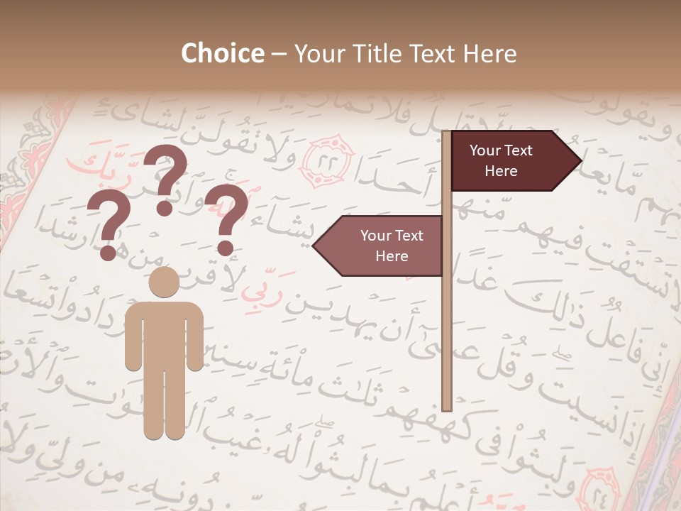 Drawing Symbol Subha PowerPoint Template