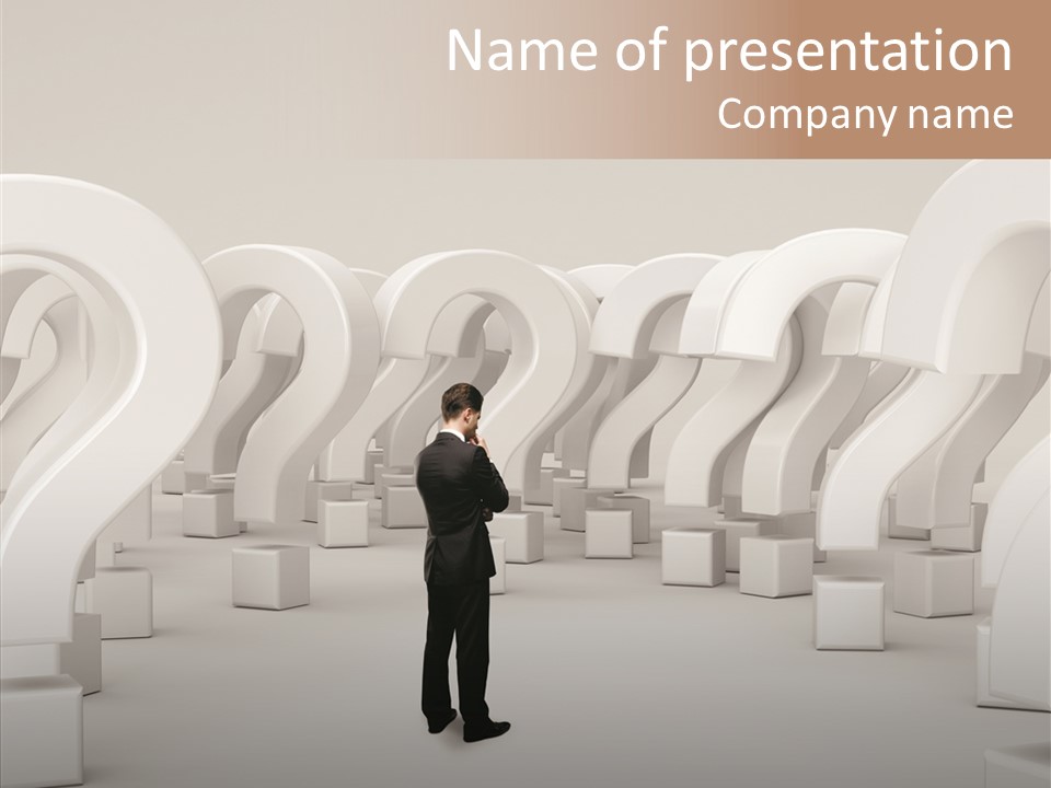 Conceptual Genius Hand PowerPoint Template