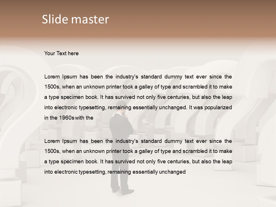 Conceptual Genius Hand PowerPoint Template