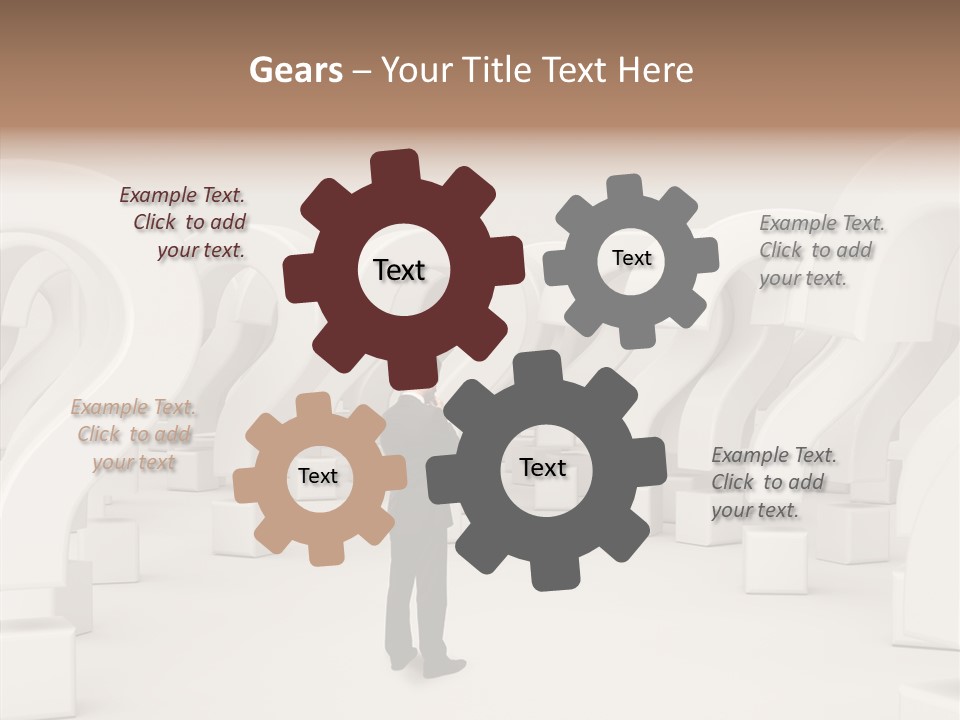 Conceptual Genius Hand PowerPoint Template