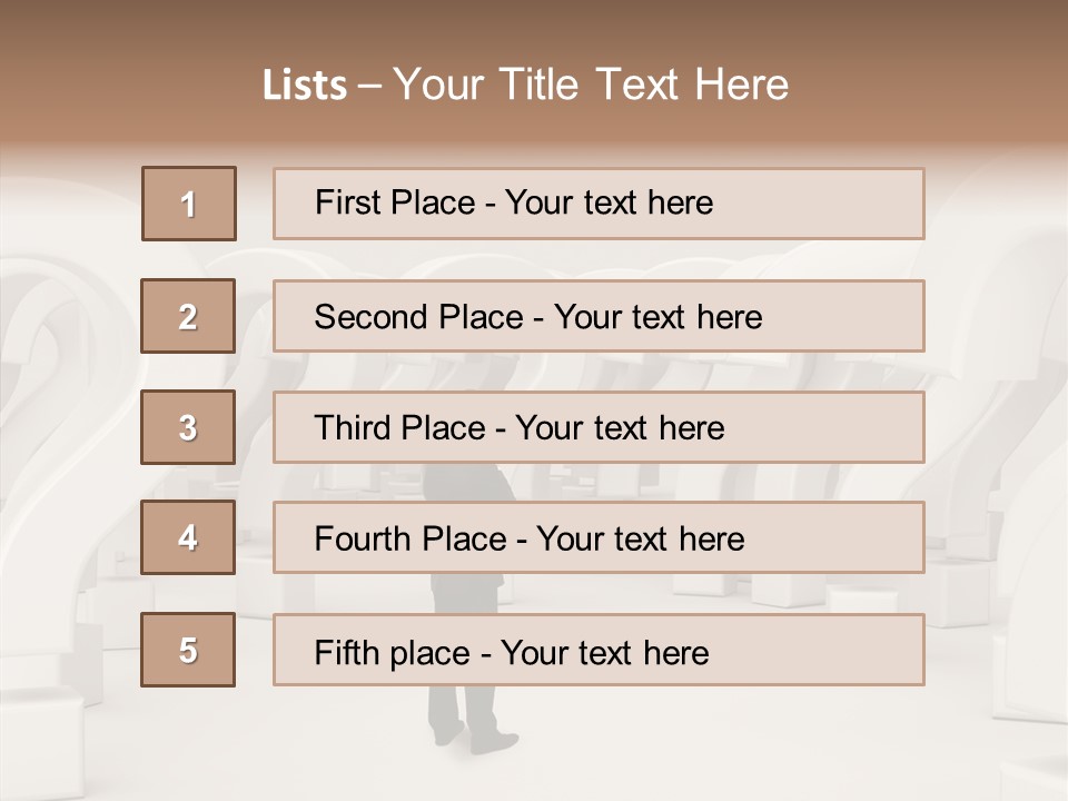 Conceptual Genius Hand PowerPoint Template
