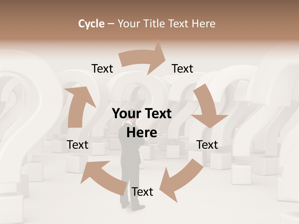 Conceptual Genius Hand PowerPoint Template