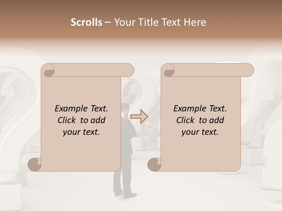 Conceptual Genius Hand PowerPoint Template