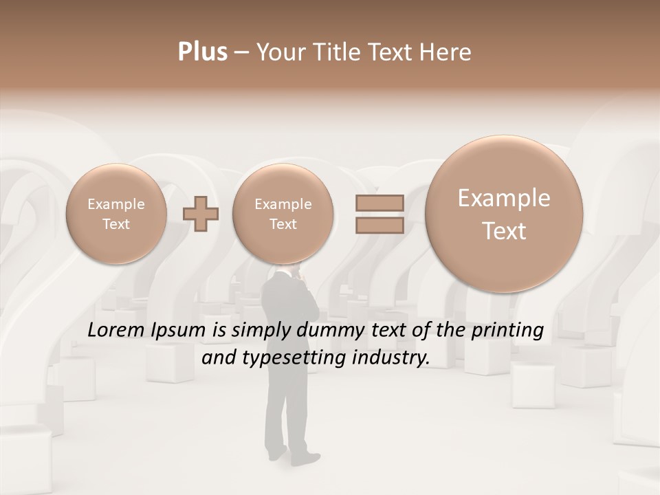 Conceptual Genius Hand PowerPoint Template