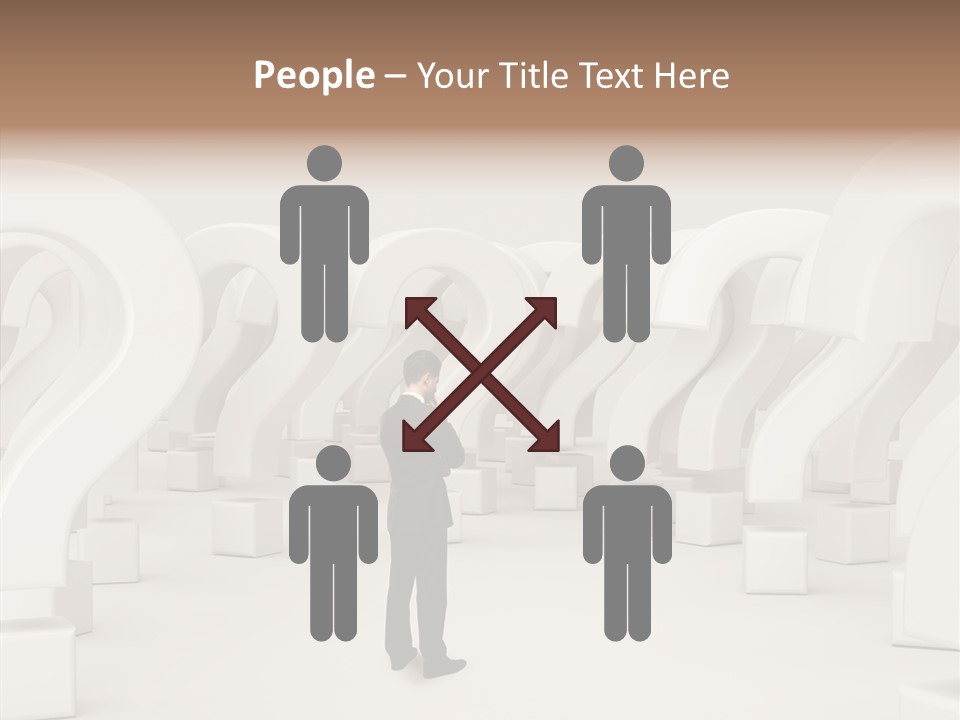 Conceptual Genius Hand PowerPoint Template