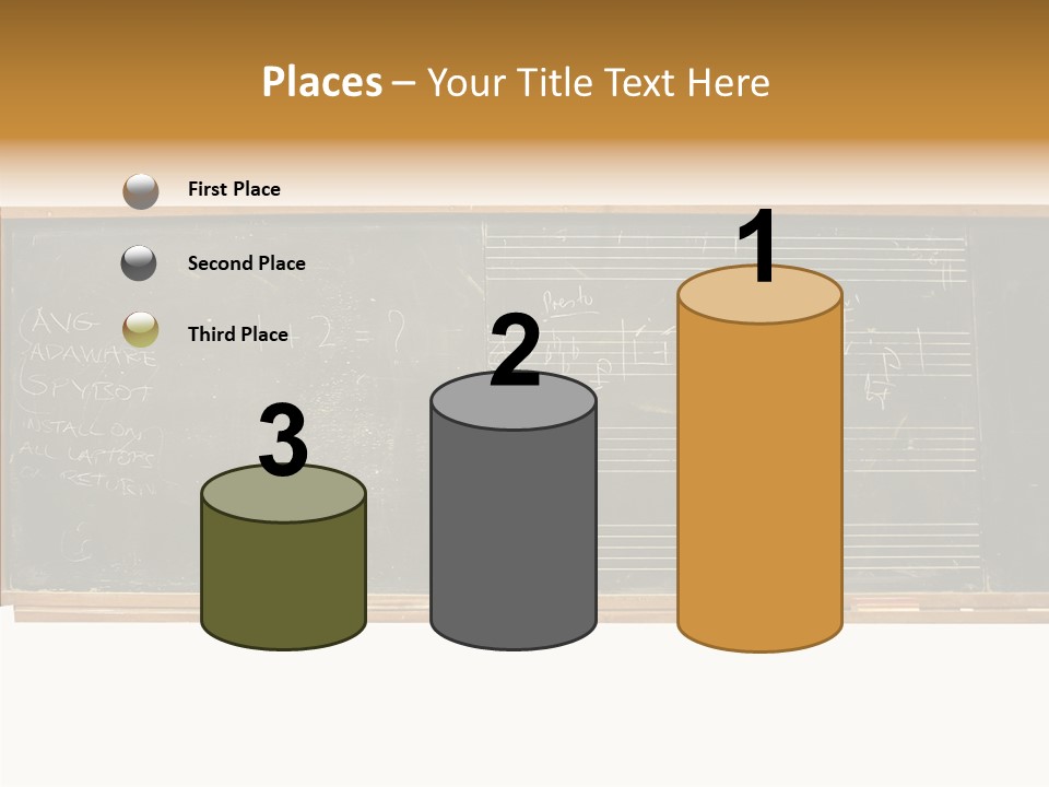 Write Students Class PowerPoint Template