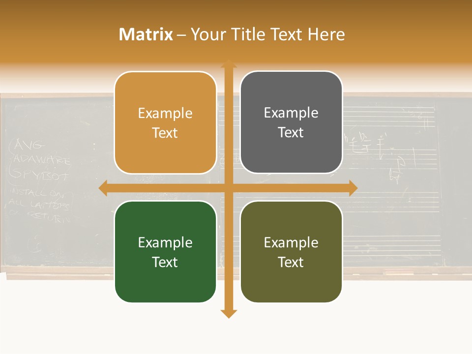 Write Students Class PowerPoint Template