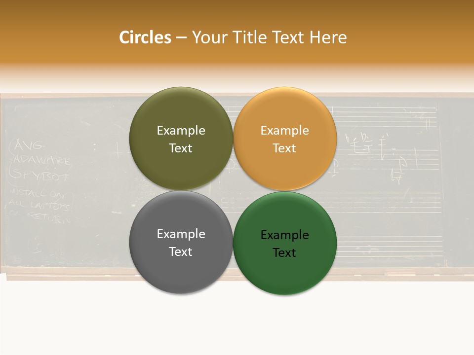 Write Students Class PowerPoint Template