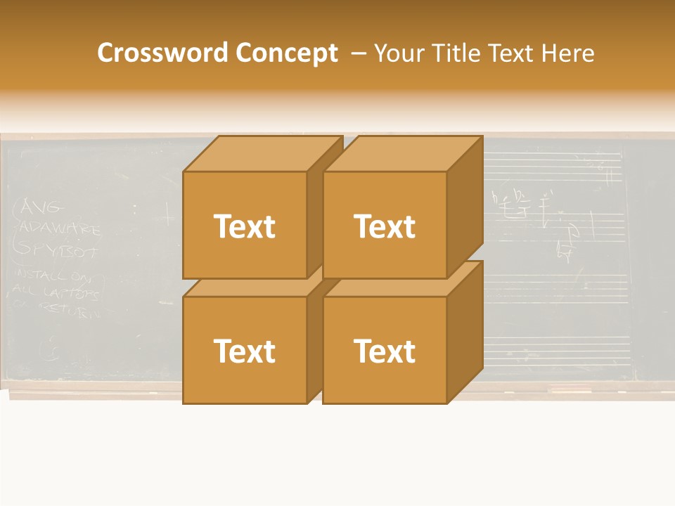 Write Students Class PowerPoint Template