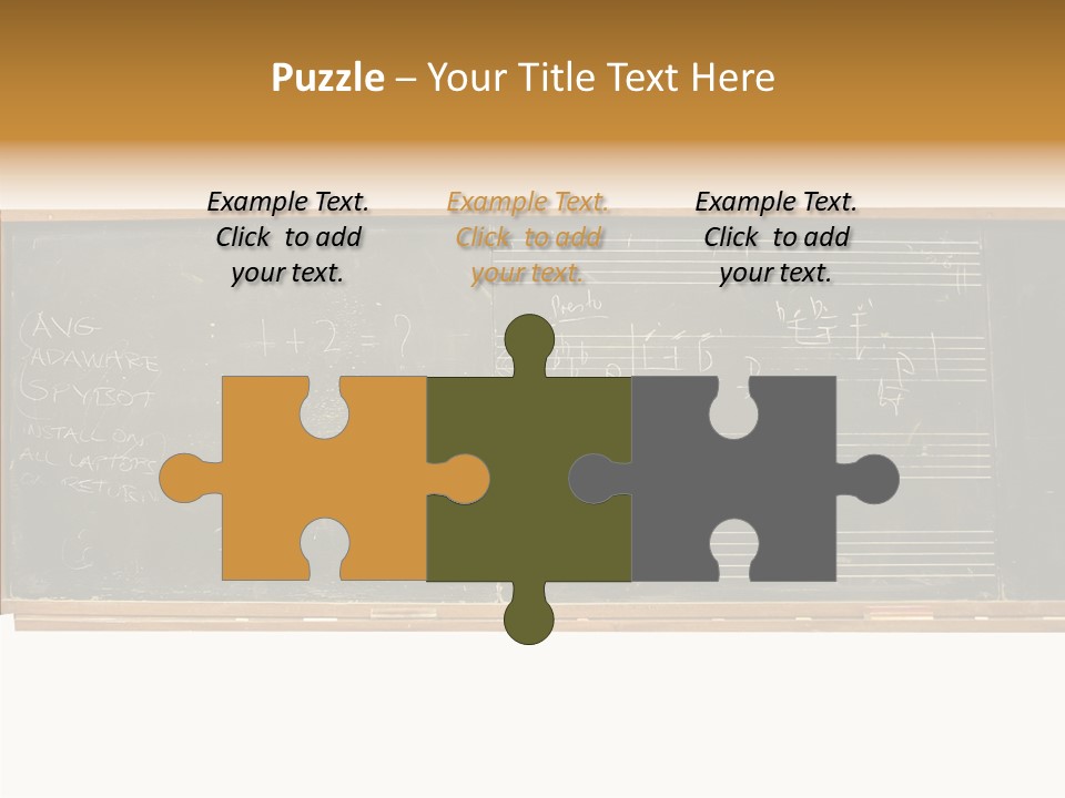 Write Students Class PowerPoint Template