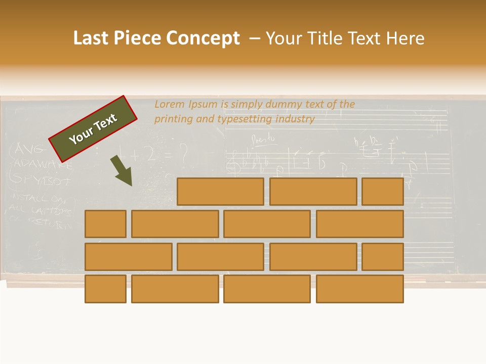 Write Students Class PowerPoint Template