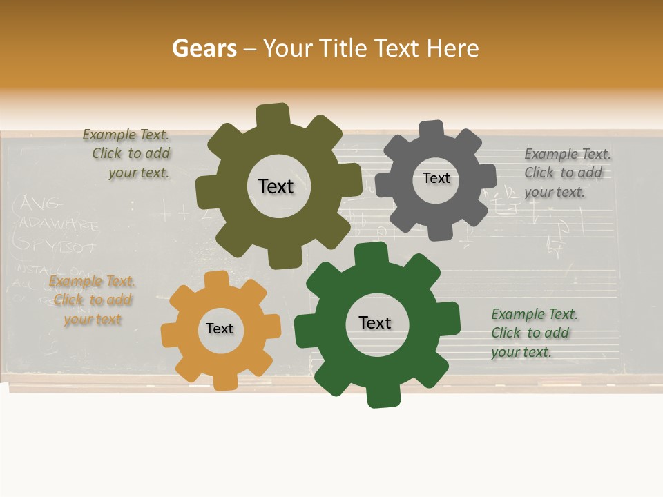 Write Students Class PowerPoint Template