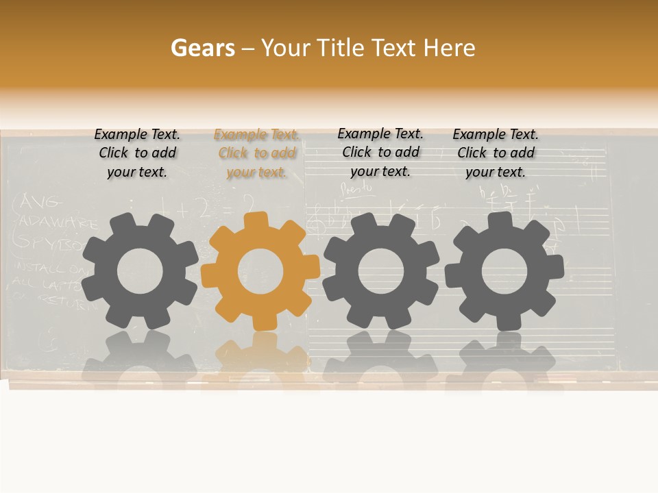 Write Students Class PowerPoint Template