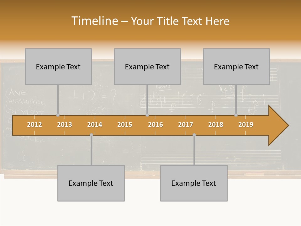 Write Students Class PowerPoint Template
